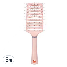제이케이 두피 마사지용 스페어립 브러쉬, 핑크, 5개