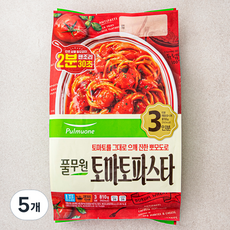 풀무원 뽀모도로 토마토파스타 3인분, 810g, 5개