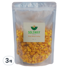 쏠스웨이 솔스웨이 건망고 큐브, 3개, 500g