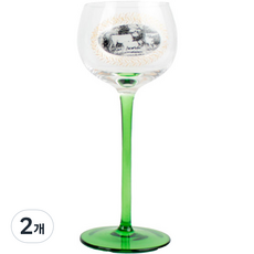 MASI FIRENZE 乳牛小紅酒杯 綠色, 165ml, 2個