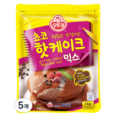 오뚜기 쵸코 핫케이크 믹스, 1kg, 5개