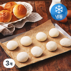 맨치트 단과자빵 생지 10개입 (냉동), 500g, 1개입, 3개