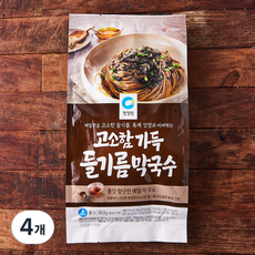 청정원 고소함 가득 들기름 막국수, 365.8g, 4개