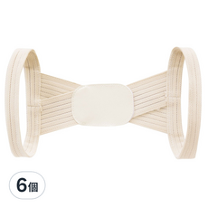 Dr.PRO 防駝美姿肩帶，牽引肩胛骨，預防駝背，魔鬼氈設計，鬆緊度自由調整, 6個