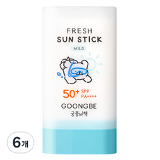 GOONGBE 宫中秘策 清爽溫和防曬棒 SPF50+ PA++++, 23g, 6個