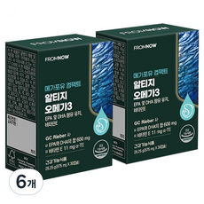 Fromnow Mega For You 精巧rTG Omega-3 26.25g, 30錠, 6個
