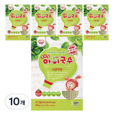 Cheeki monki 韓國小麥兒童麵, 菠菜味, 10個, 150g