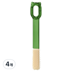 포밍홈 부드러운 상쾌한 발각질제거 그린 브러쉬, 100g, 4개, 1개입
