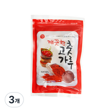 해가원 햇살나래 깨끗한 고춧가루, 1kg, 3개