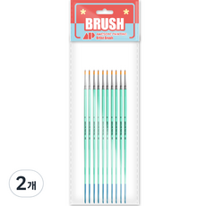 Awesome Painting 水彩壓克力兩用圓頭筆 圓筆 ROUND 10p, 2號, 2個