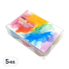 Shinwoo 馬賽克紙膠帶 12色 15mm x 6m, 水彩, 5套