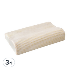 B1056 코메리 메모리폼 베개, 베이지, 3개