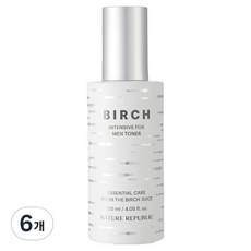 NATURE REPUBLIC Birch Intensive男士化妝水, 6個, 120ml