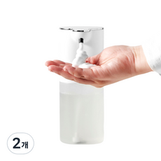 러프앤로우 핸드워시 자동 디스펜서, 화이트, 2개