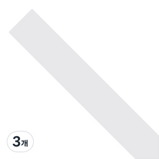 OON 열 수축 튜브 케이블 흰색 100mm x 1m, 3개