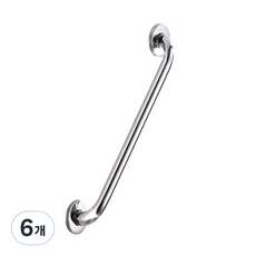 Mocando 安全扶手 標準型 霧面, 鍍鉻銀, 6個