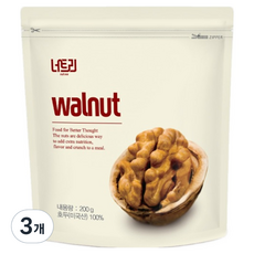 너트리 깐호두 1/4태, 200g, 3개