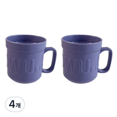 THE ZAKKA 基本刻字牙刷杯均碼, 紫色, 4個