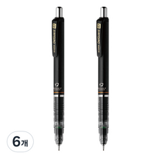 델가드 샤프 블랙 MAB85, 0.7mm, 6개
