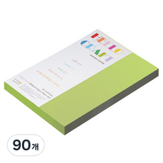 종이문화 다빈치엠보 두꺼운 양면엠보싱지 No.77 모스옐로우, 90개