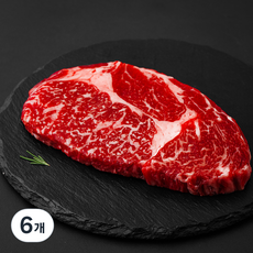 육감하누 등심 1+등급 구이용 (냉장), 200g, 6개