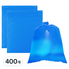월드크린 분리수거 평판 비닐봉투 파랑, 20L, 400개