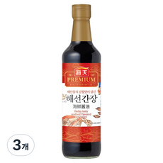 해천 해선간장, 500ml, 3개