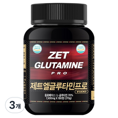 제트리션 제트엘글루타민프로 270g, 180정, 3개