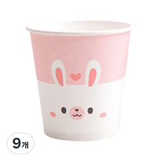 Joyful Animal 兔子紙杯 190ml, 100入, 9個