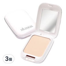 MILDSKIN 麥德絲肌 淨白隔離粉餅10g, 膚色, 3個