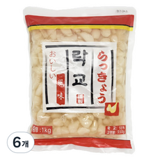 Hana Toho Food 醃蕗蕎 袋裝, 6個, 1kg