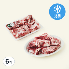 유기축산물 인증 산청 한우 잡뼈 (냉동), 2kg, 6개