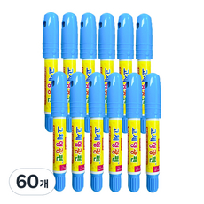 DONG-A Jet Stick 固體螢光筆, 天藍色, 60個
