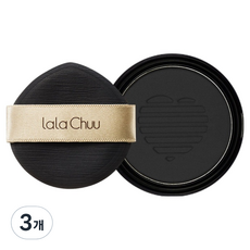 lala Chuu 髮際線氣墊大師 9g 補充蕊, 自然黑, 3個