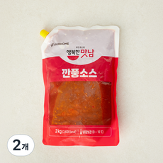 행복한맛남 깐풍소스, 2kg, 2개