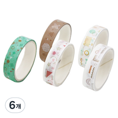 Like Zone 手帳紙膠帶, 6個, Q款