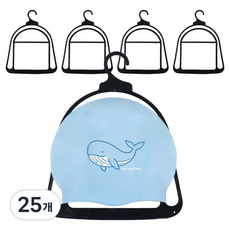 HANEE 泳帽 泳帽架 乾燥 收納 掛架, 黑色, 25個