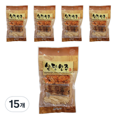 삼단안주 조미오징어, 50g, 15개
