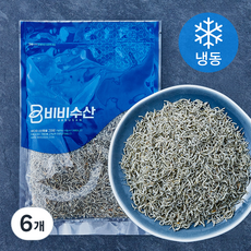 국내산 비비수산 멸치 볶음용 (냉동), 6개, 150g