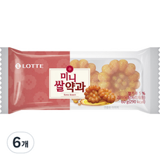 롯데제과 미니 쌀 약과, 6개, 60g