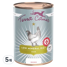 테라카니스 강아지 알리벳 로우미네랄 사료, 닭, 400g, 5개