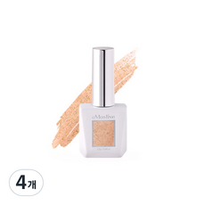 모스티브 청순가련 글리터 시럽젤, 순수베이지, 12ml, 4개