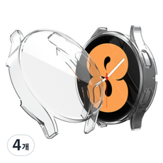 로랜텍 TPU 젤리 범퍼 림피오 케이스 40mm, 투명, 4개