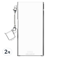 헬베이프 젤로맥스 TPU 전자담배 케이스, 투명, 2개