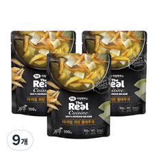 하림펫푸드 생후 3개월령 이후 강아지 더리얼 퀴진 습식사료, 9개, 100g, 황태