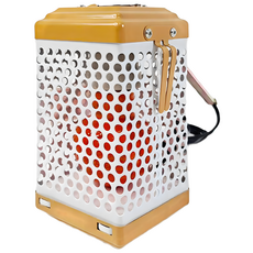 REP PARK 方形陶瓷保暖組含橘色燈泡 50W KW-050-S, 白色 + 橘色, 1個