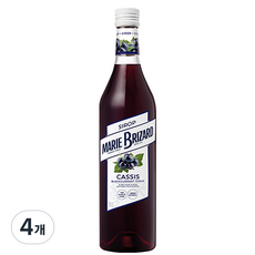 마리브리자드 블랙커런트 시럽, 700ml, 4개