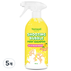 Tamsaa 氣泡足部清潔噴霧 檸檬水香, 5個, 1入, 400ml