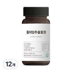 웰빙곳간 돌외잎 추출물 72g, 120정, 12개