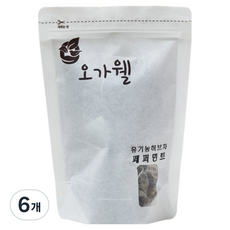 오가웰 유기농 페퍼민트 허브차 티백, 1g, 20개입, 6개